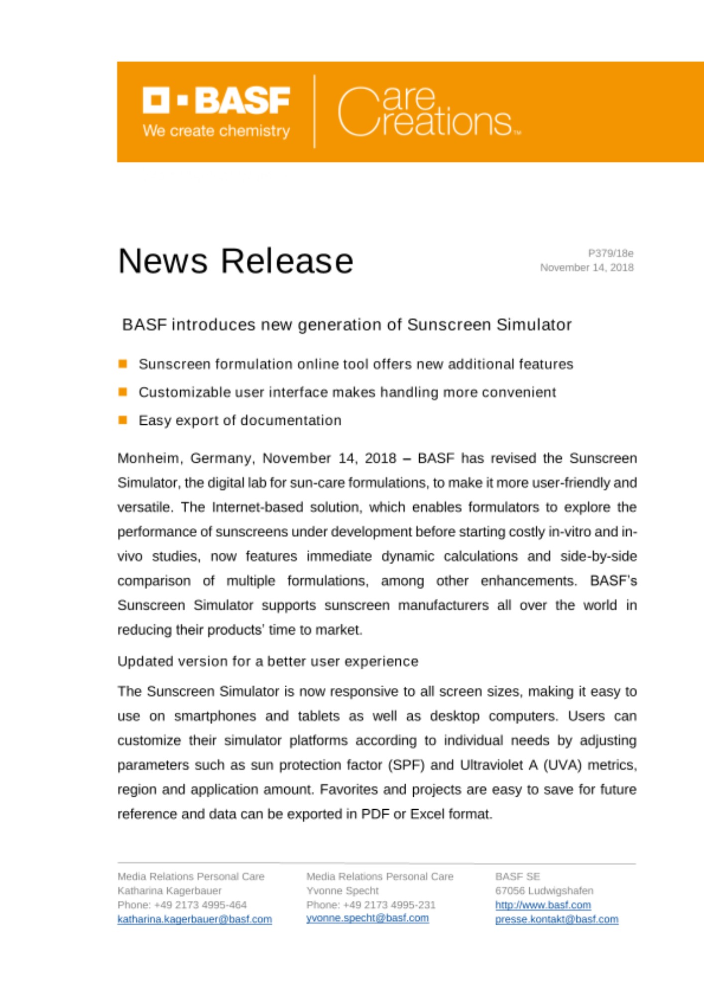 News Release News Release